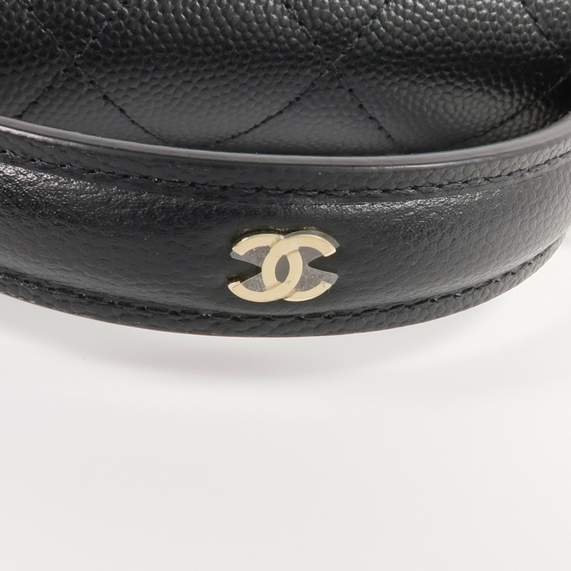 CHANEL 牛皮皮革25C Bag金扣肩背袋/手挽袋/背包-16