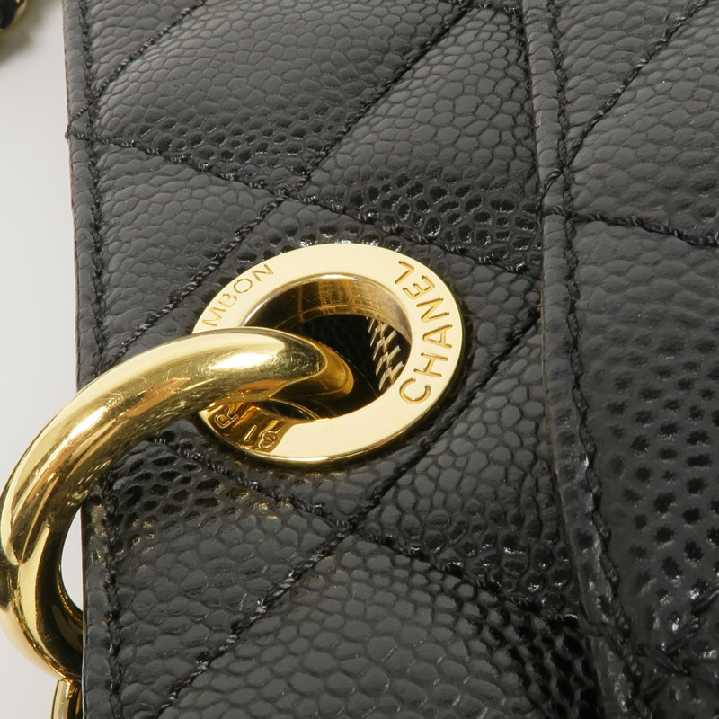 CHANEL 牛皮皮革GST Grand Shopping Tote金扣肩背袋/手挽袋-12