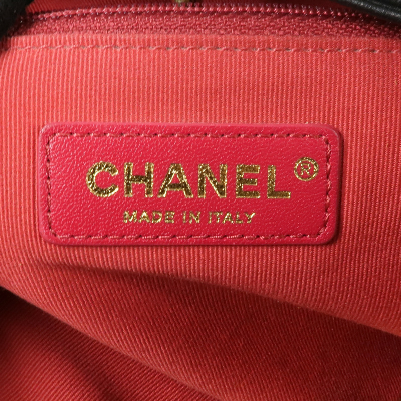 CHANEL 牛皮皮革Easy Mood Hobo Large金扣手挽肩背兩用袋-5