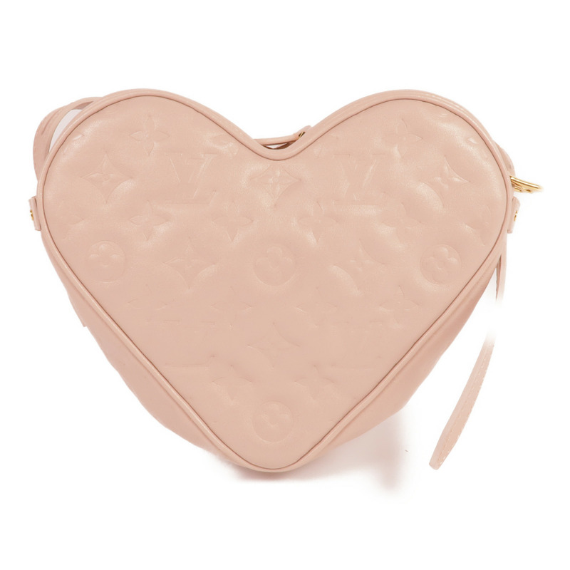 LOUIS VUITTON 羊皮皮革Sac Coeur Fall in Love Heart Box金扣肩背袋-1
