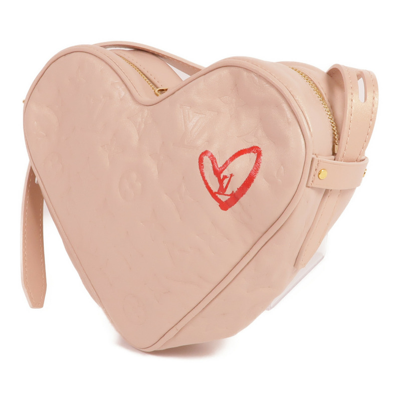 LOUIS VUITTON 羊皮皮革Sac Coeur Fall in Love Heart Box金扣肩背袋-2