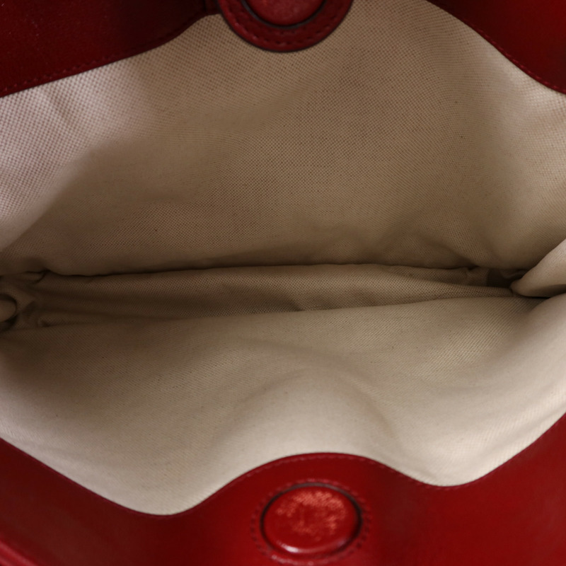 GUCCI 帆布2 Way Shoulder Bag金扣鏈帶手挽肩背兩用袋-11