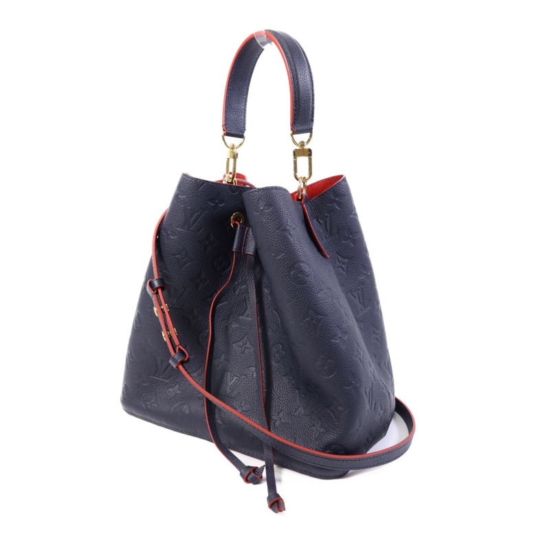 LOUIS VUITTON Monogram Empreinte Neo Noe MM金扣手挽肩背兩用袋-2