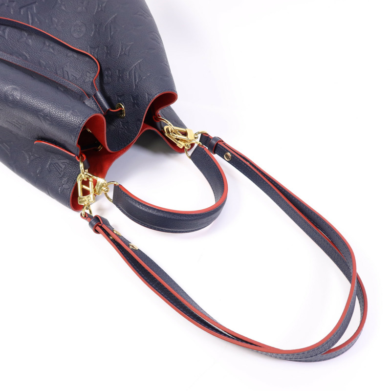 LOUIS VUITTON Monogram Empreinte Neo Noe MM金扣手挽肩背兩用袋-8