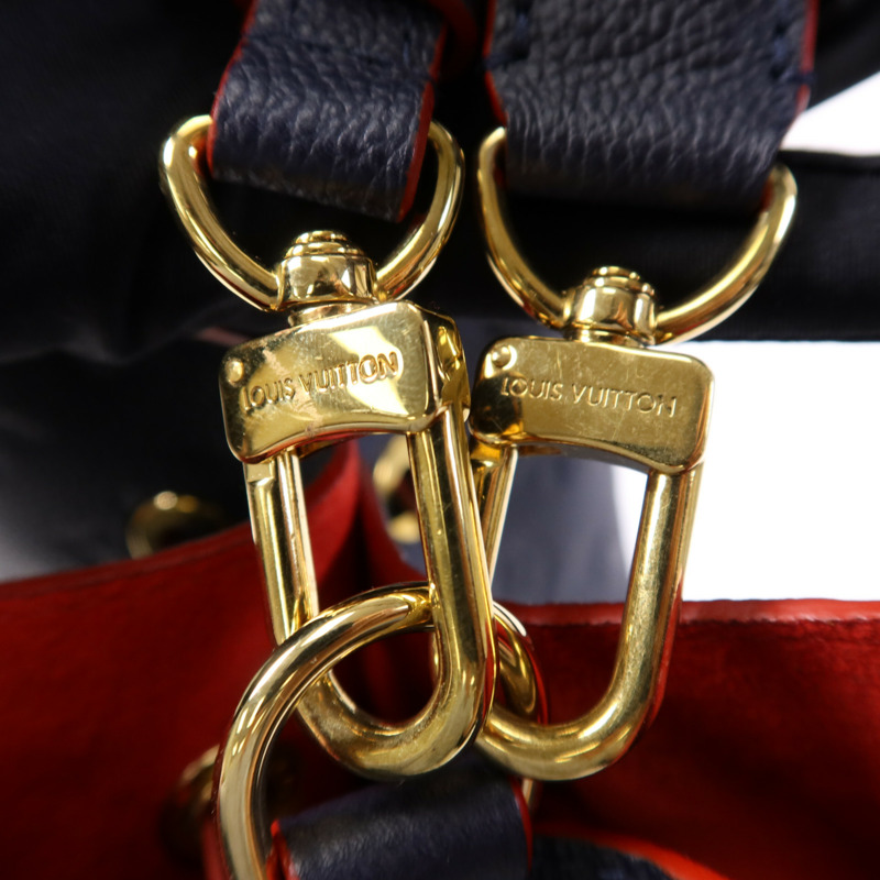LOUIS VUITTON Monogram Empreinte Neo Noe MM金扣手挽肩背兩用袋-9