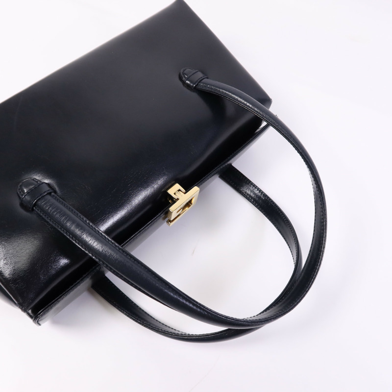 GUCCI 牛皮皮革Hand Bag金扣手挽袋-7