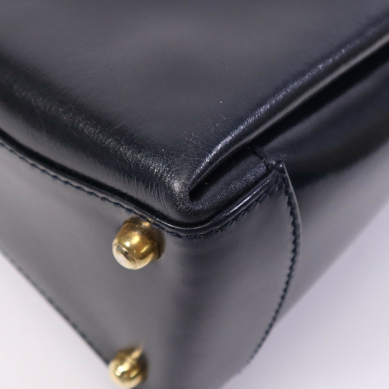 GUCCI 牛皮皮革Hand Bag金扣手挽袋-11