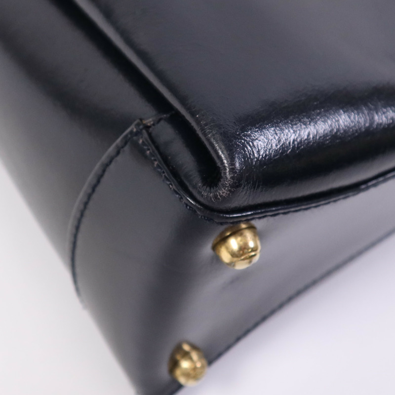 GUCCI 牛皮皮革Hand Bag金扣手挽袋-12