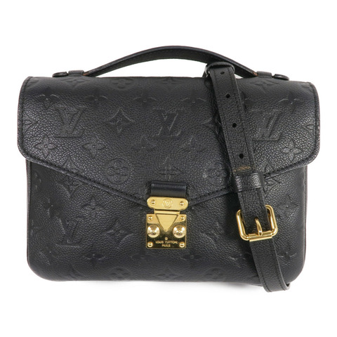 LOUIS VUITTON Monogram Empreinte Pochette Metis金扣手挽肩背兩用袋