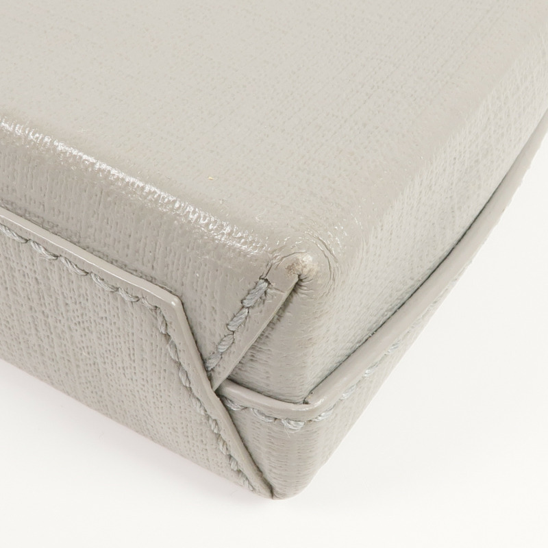 BALENCIAGA 牛皮皮革Mini Shopping Phone Holder銀扣手挽肩背兩用袋-10