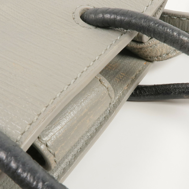 BALENCIAGA 牛皮皮革Mini Shopping Phone Holder銀扣手挽肩背兩用袋-13