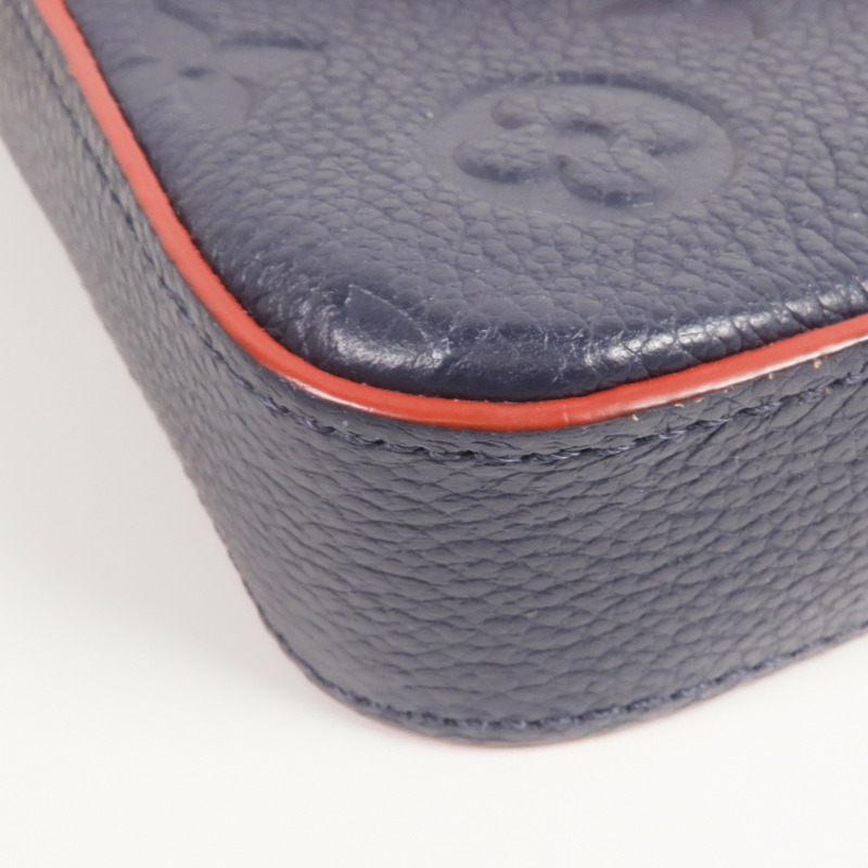 LOUIS VUITTON Monogram Empreinte Felicie Pochette金扣鏈帶肩背袋-11