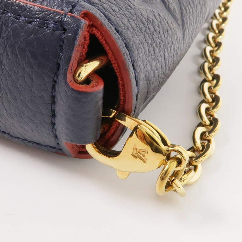 LOUIS VUITTON Monogram Empreinte Felicie Pochette金扣鏈帶肩背袋-13