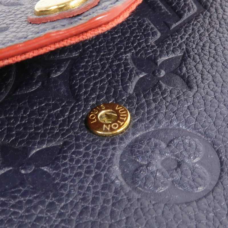 LOUIS VUITTON Monogram Empreinte Felicie Pochette金扣鏈帶肩背袋-15
