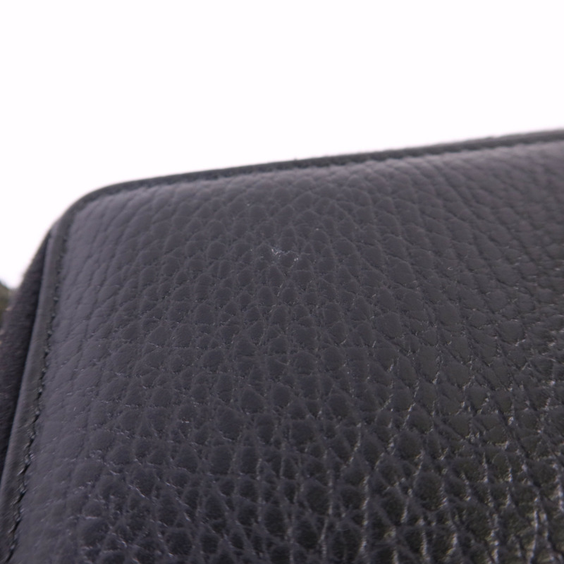 GUCCI 牛皮皮革Round Wallet金扣錢包-15