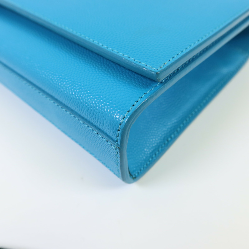 SAINT LAURENT 牛皮皮革Clutch Bag金扣手拿包-12