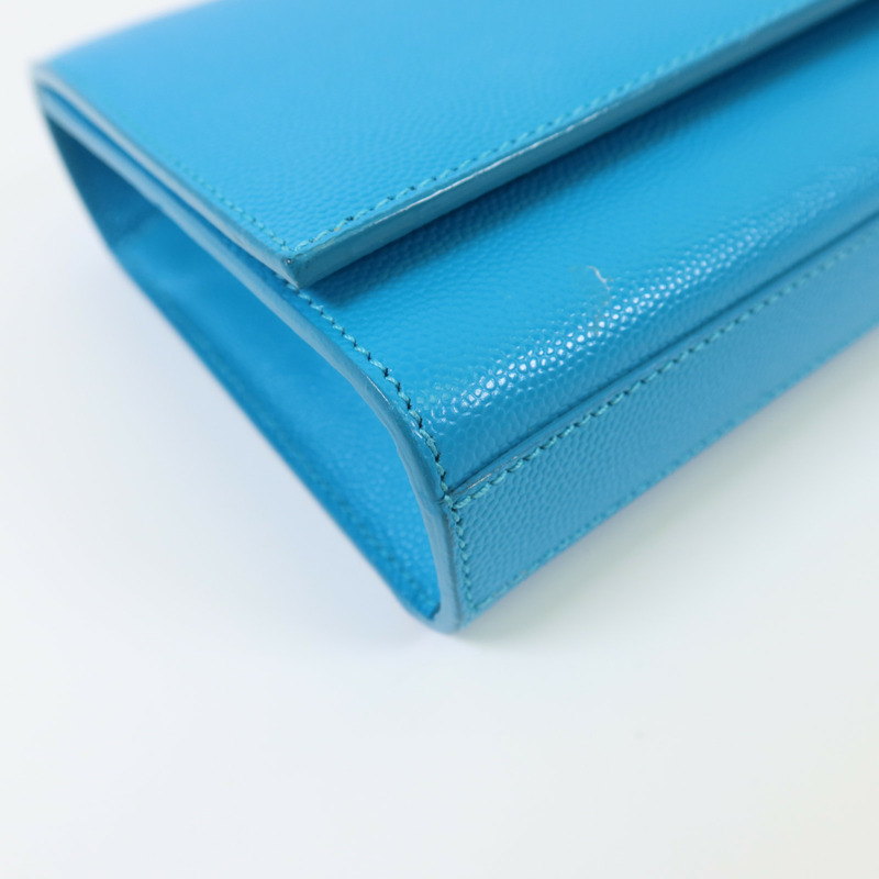 SAINT LAURENT 牛皮皮革Clutch Bag金扣手拿包-13