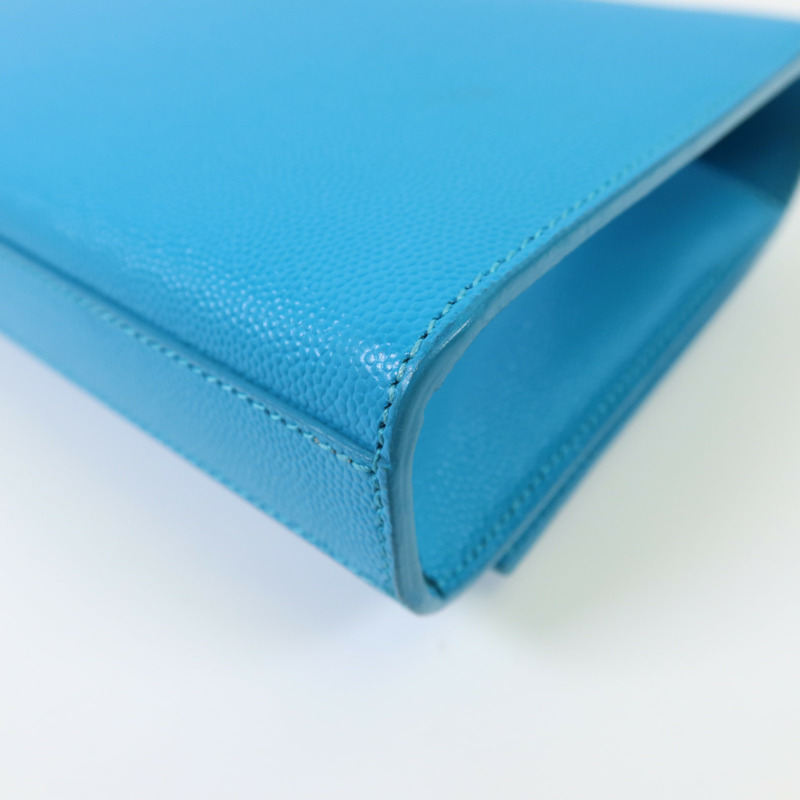 SAINT LAURENT 牛皮皮革Clutch Bag金扣手拿包-14