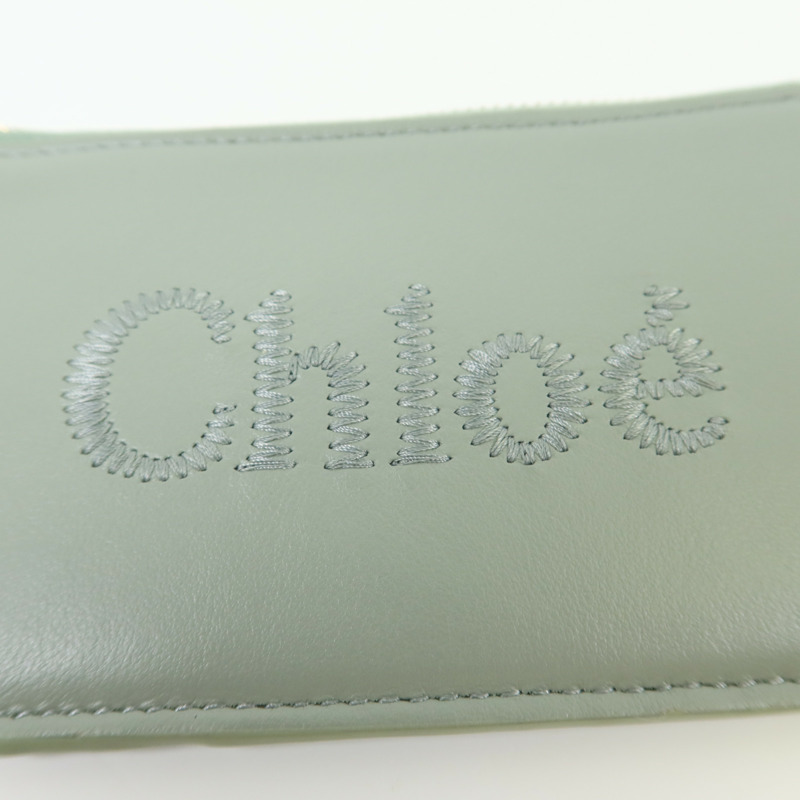 Chloe 羊皮皮革Card Case金扣卡片套-8