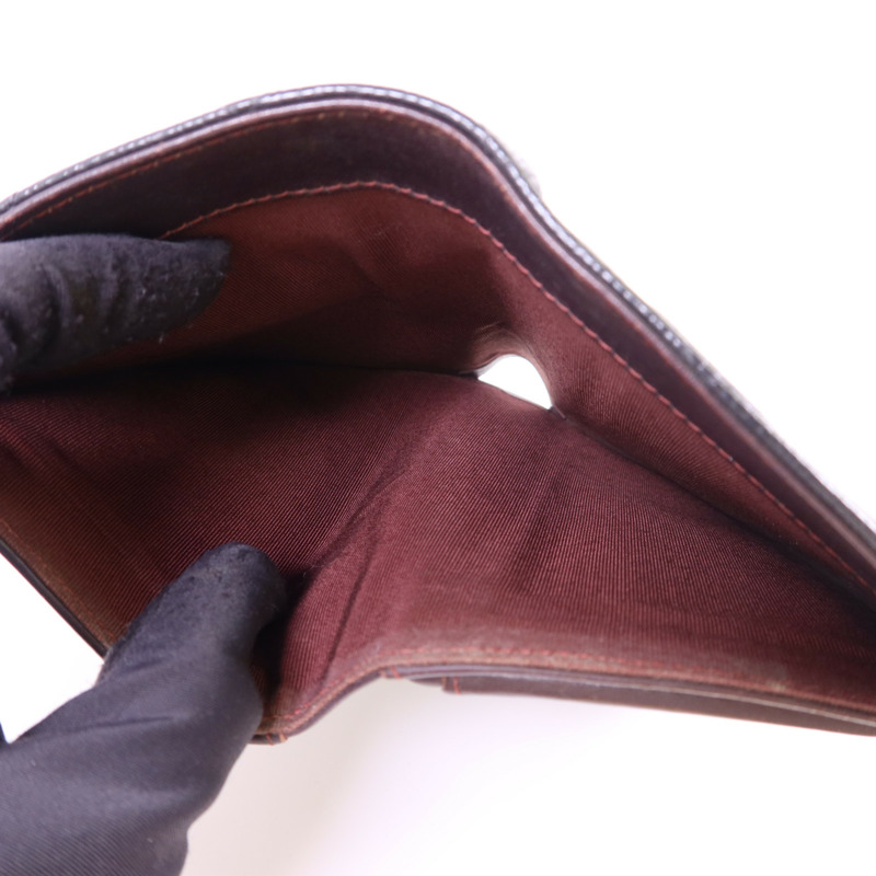 CHANEL 牛皮皮革Long Bifold Wallet金扣長錢包-5