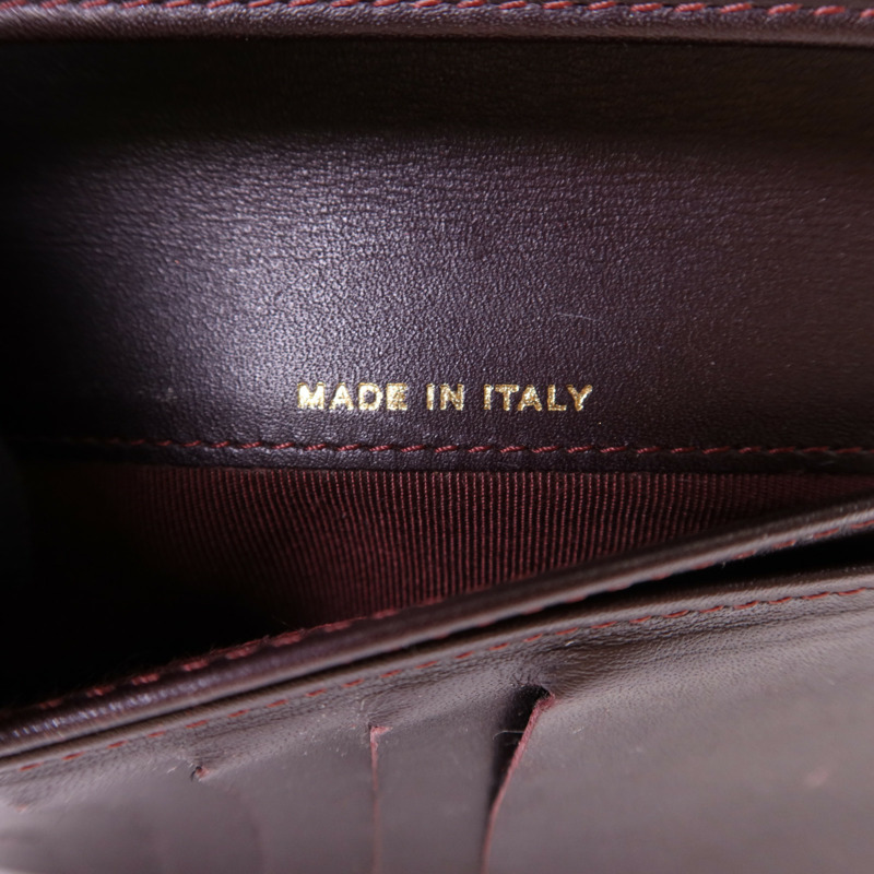 CHANEL 牛皮皮革Long Bifold Wallet金扣長錢包-8