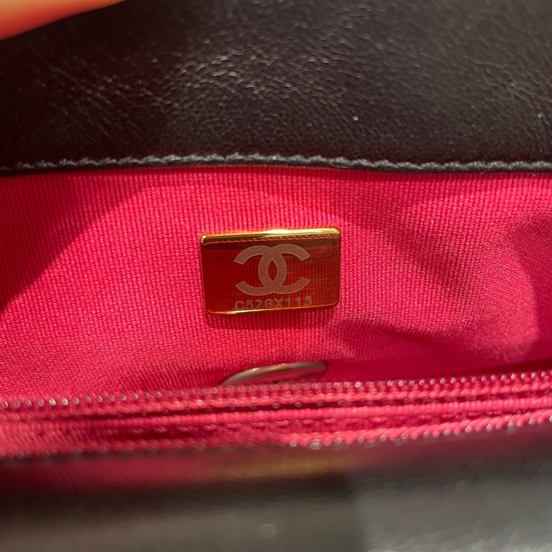 Chanel 19bag 黑銀 小號-6