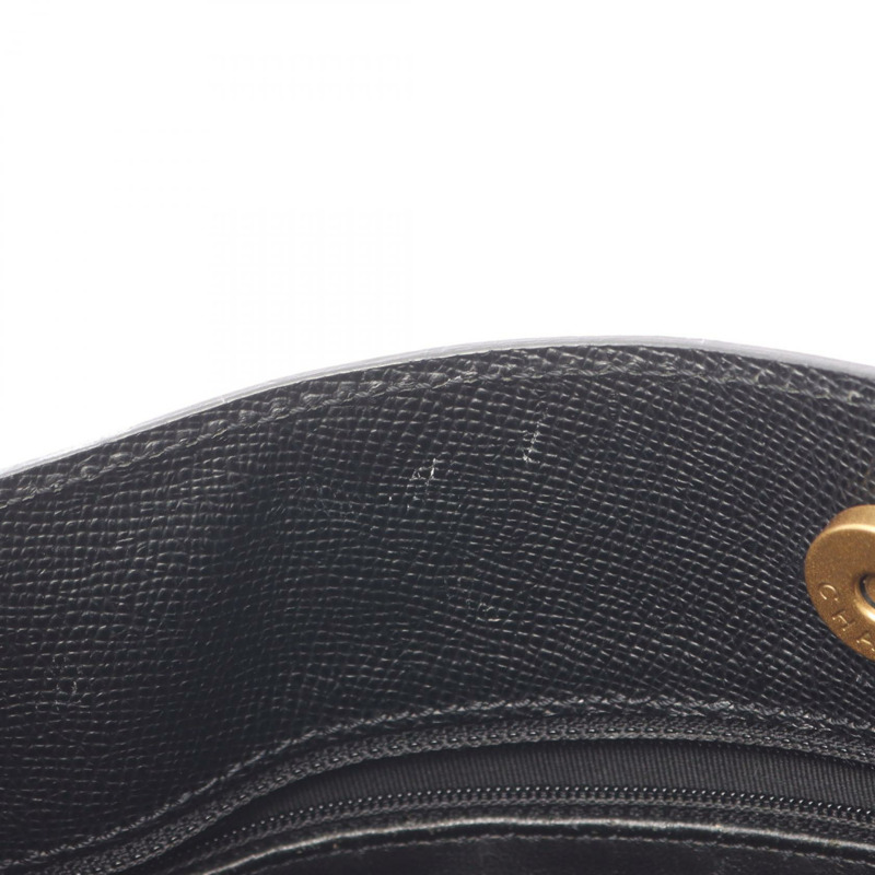 香奈兒黑色真皮單肩手提包，二手，女士，金色五金，CC標誌，Coco-6