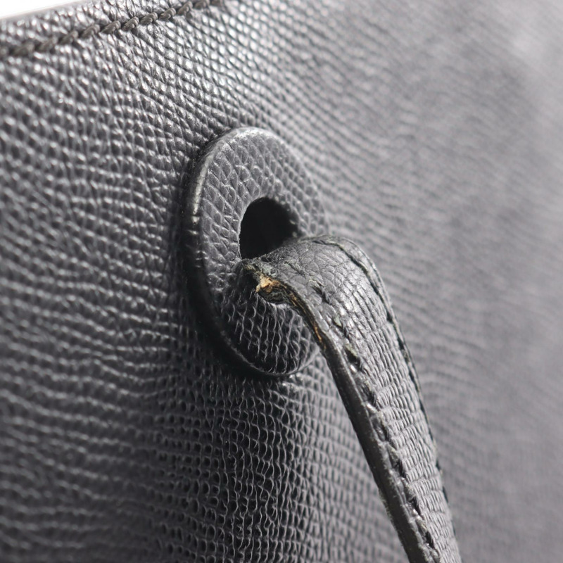 香奈兒黑色真皮單肩手提包，二手，女士，金色五金，CC標誌，Coco-8