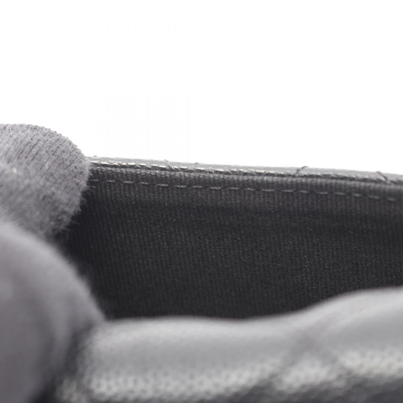 香奈兒 (CHANEL) Matelasse 三折錢包，粒面小牛皮，黑色，二手，金色五金，CC標誌-9