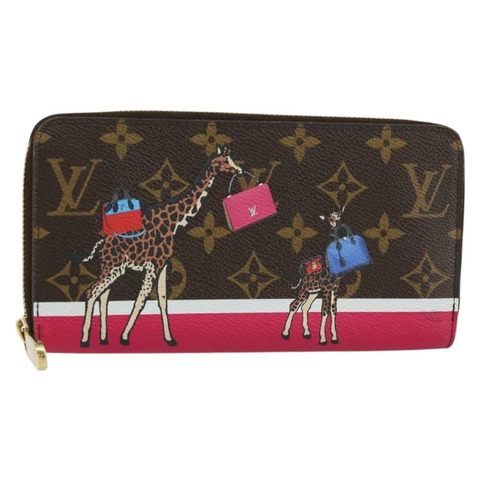 路易威登 Monogram Zippy 長頸鹿圖案長版皮夾 M62085 LV 正品 152241