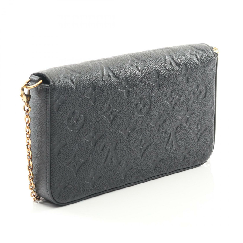 路易威登 Pochette Felicie 鏈條單肩包 M82477 Monogram Empreinte LV-1