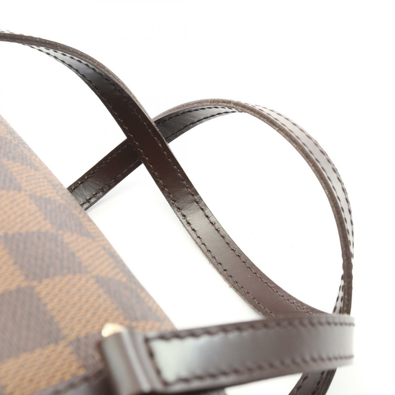 路易威登 Papillon 26 手提包 N51304 Damier Ebene 皮革 棕色 二手 女士-5