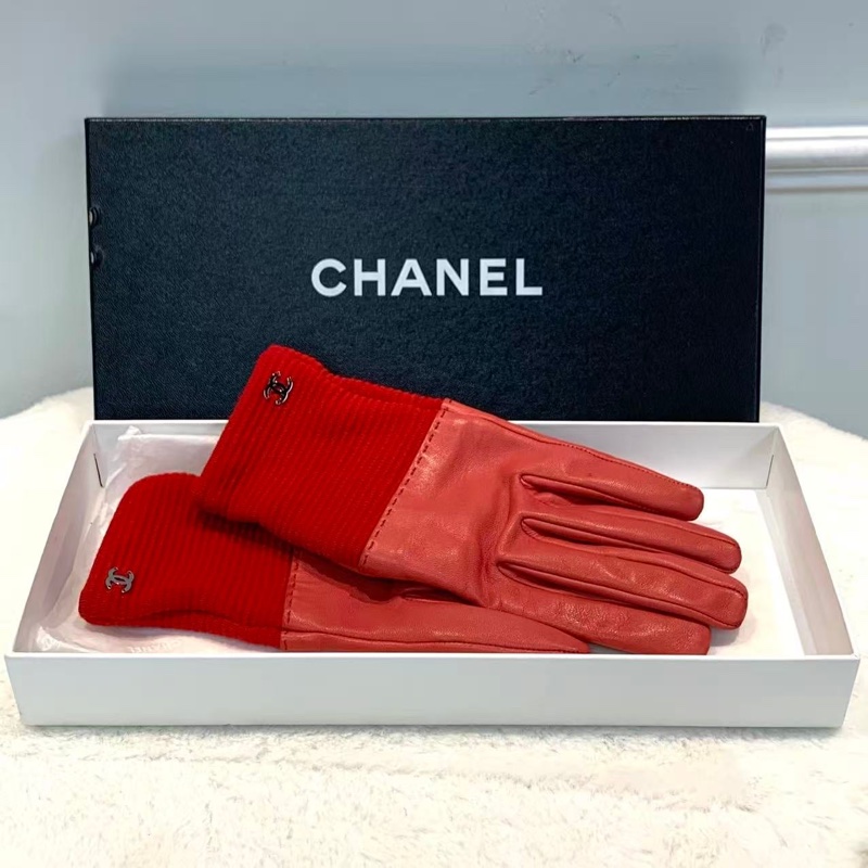 Chanel紅色手套-0