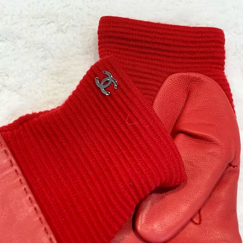 Chanel紅色手套-4