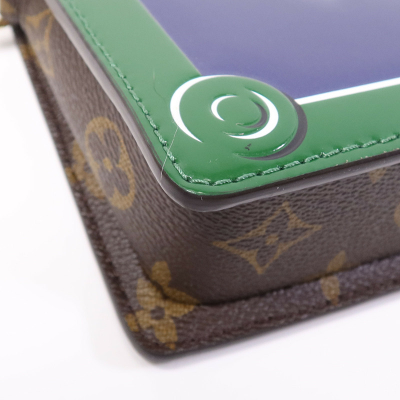 LOUIS VUITTON Monogram LV Street Sign金扣鏈帶肩背袋-9