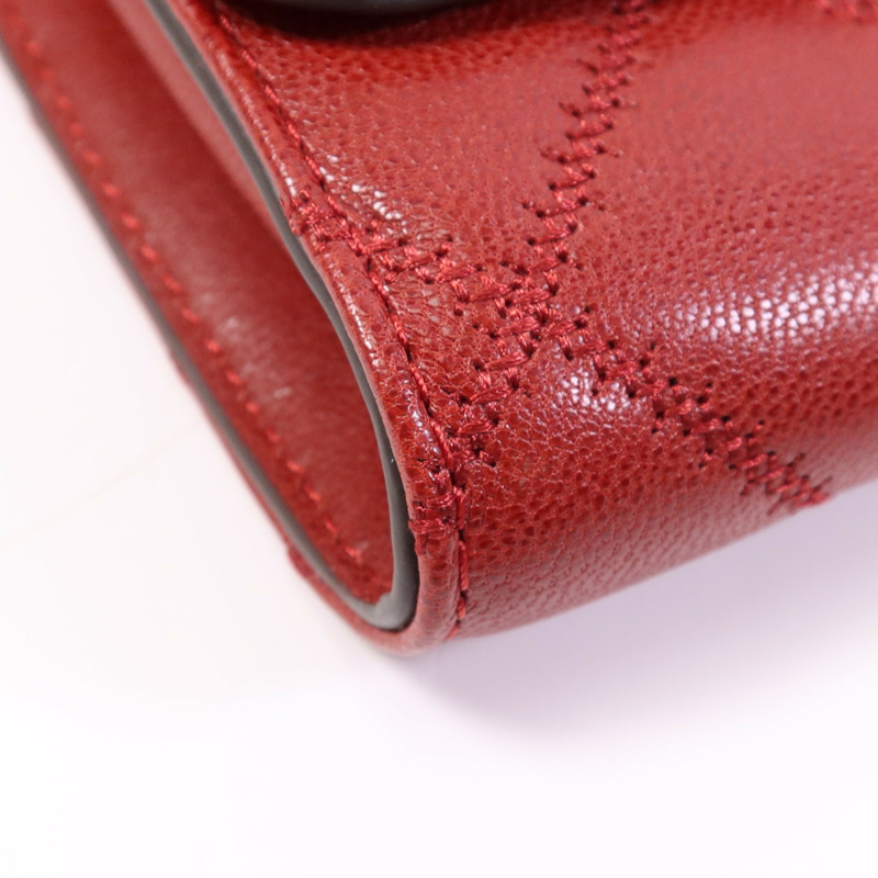 Tory Burch 牛皮皮革Burch Willa金扣鏈帶肩背袋-5