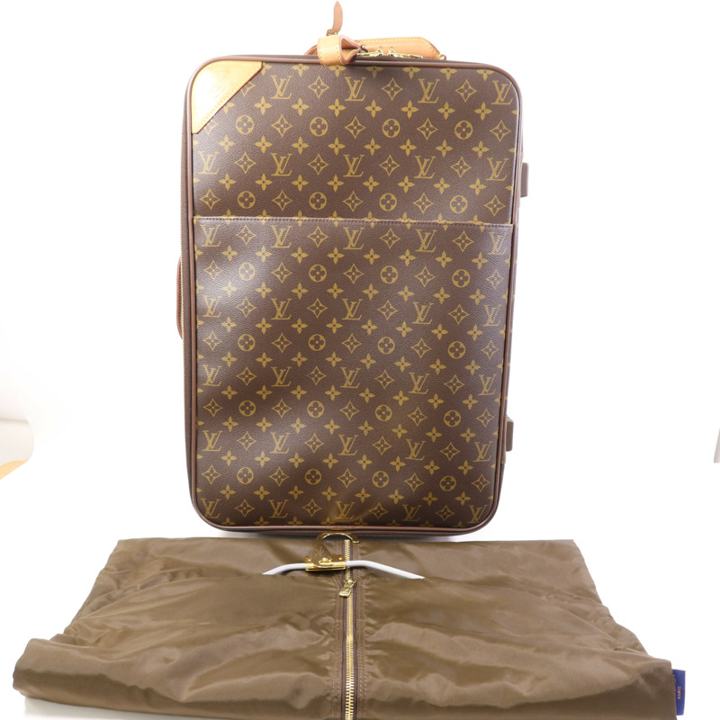 LOUIS VUITTON Monogram Pegase 60 Suitcase金扣行李箱-12