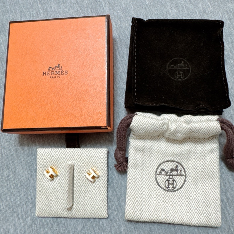 Hermes 白金 mini pop 耳環-3