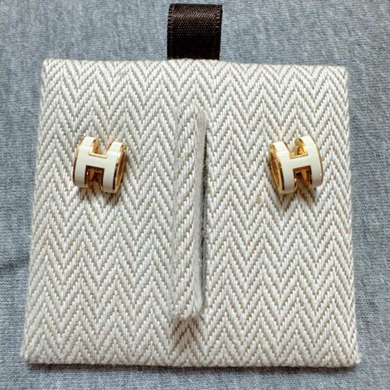 Hermes 白金 mini pop 耳環-6
