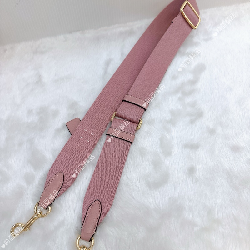 莉亞精品♡ Coach 粉雙釦郵差包 二手美包-16