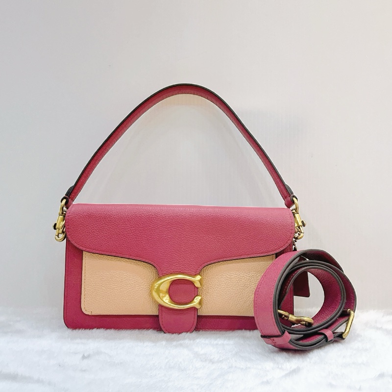 莉亞精品♡ Coach 粉手提斜背包 二手美包-0