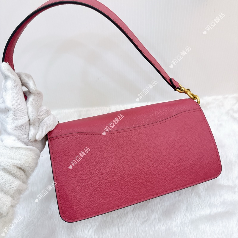 莉亞精品♡ Coach 粉手提斜背包 二手美包-3