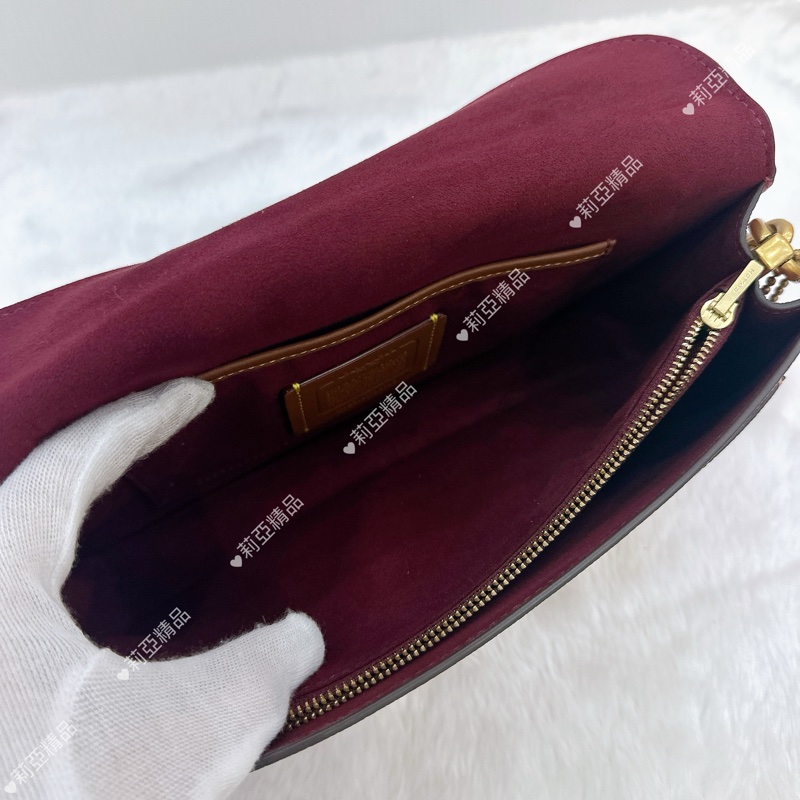 莉亞精品♡ Coach 粉手提斜背包 二手美包-15