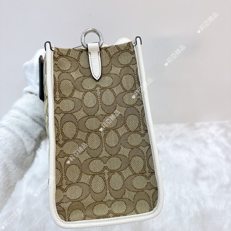 莉亞精品♡ Coach 彩虹托特包 二手美包-4