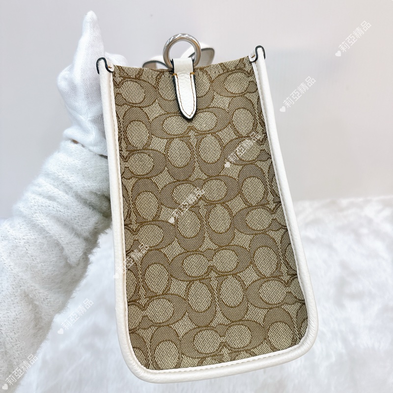 莉亞精品♡ Coach 彩虹托特包 二手美包-5