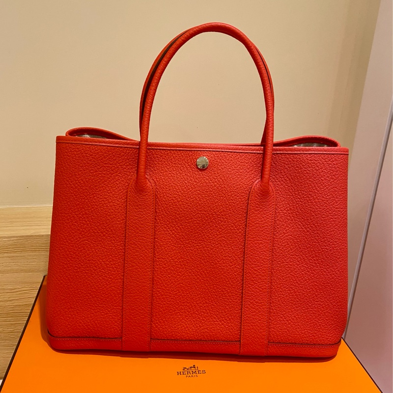 愛馬仕 Hermes garden party 36 s5蕃茄紅-0