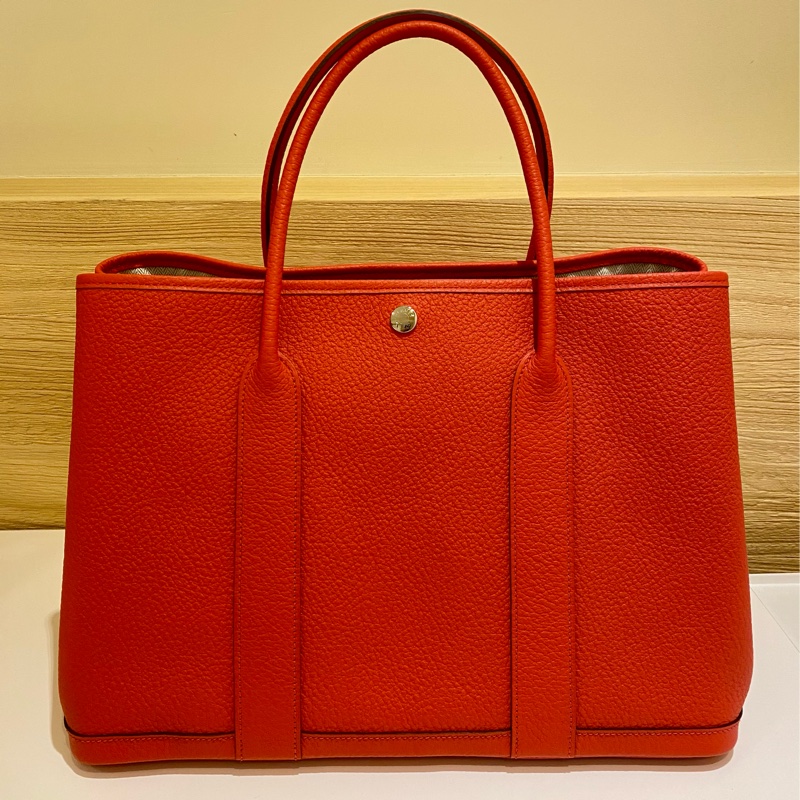 愛馬仕 Hermes garden party 36 s5蕃茄紅-1