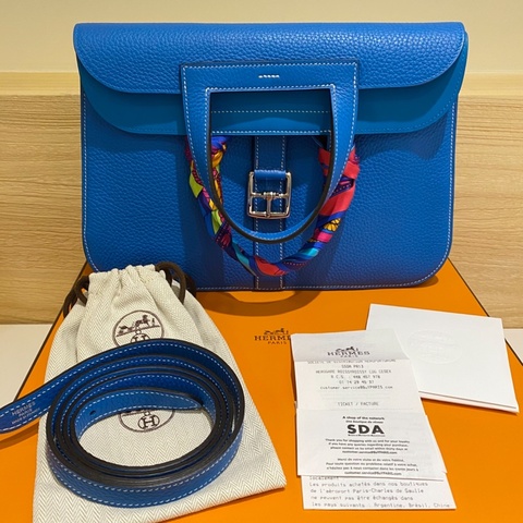 Hermes Halzan 31手袋 單肩包/斜挎包/五用包 全新全配附 購證