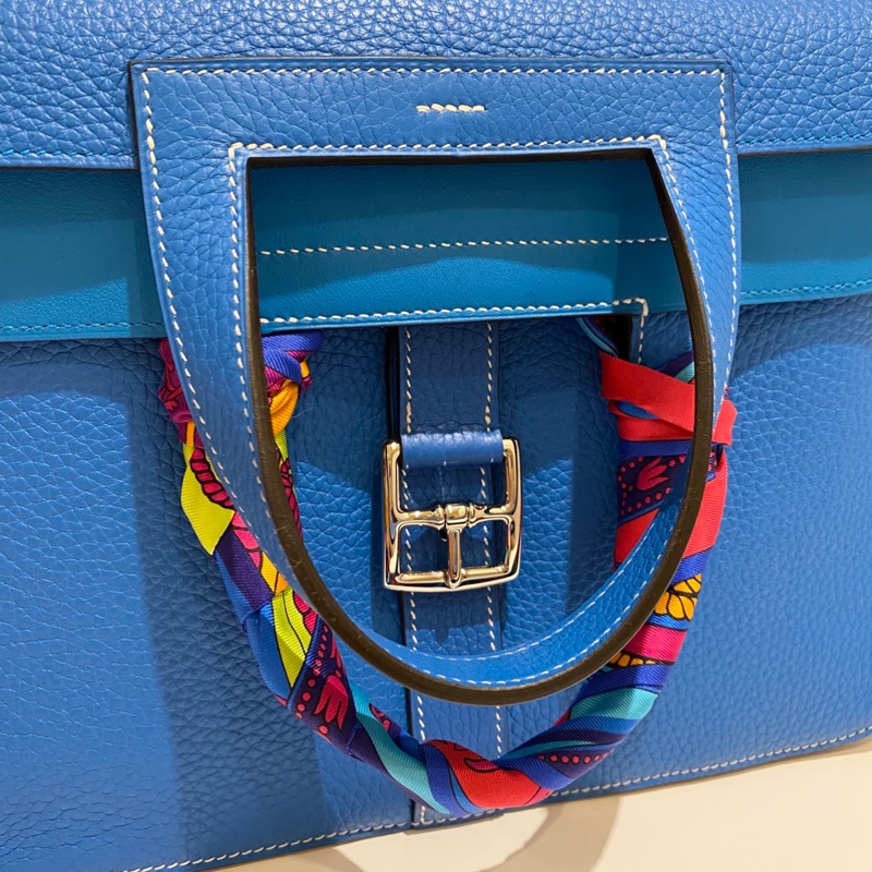 Hermes Halzan 31手袋 單肩包/斜挎包/五用包 全新全配附 購證-7