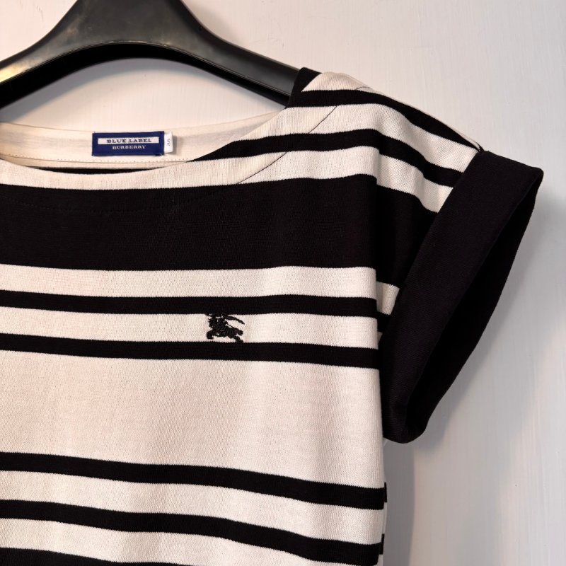 ::BURBERRY BLUE LABE:: 橫條紋洋裝 38號 未著用-2